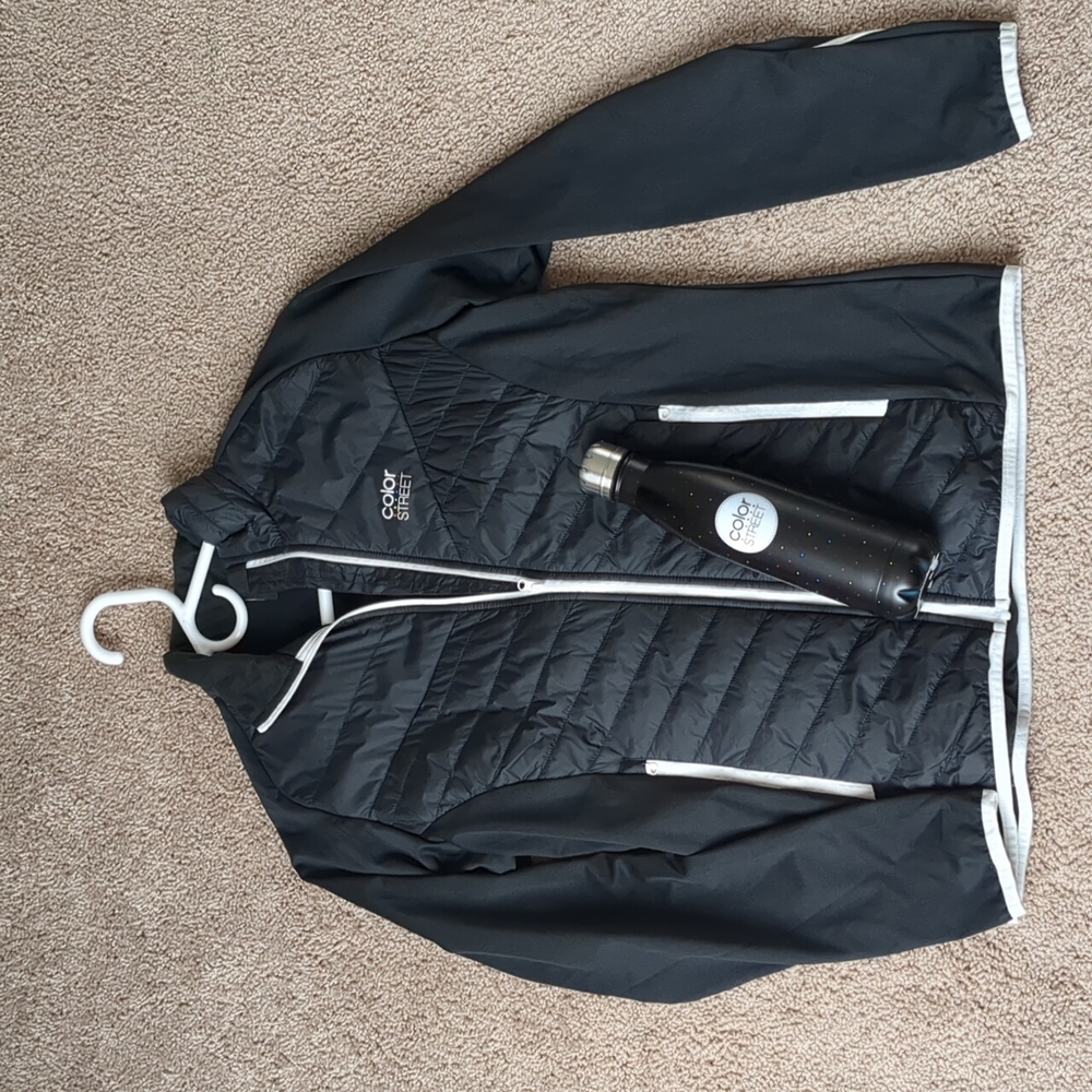 Colorstreet jacket & waterbottle
